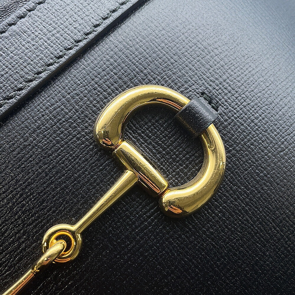 Gucci Bucket Black Horsebit Shoulder Bag - Picture 6 of 12